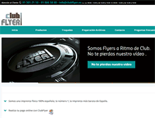 Tablet Screenshot of clubflyer.es